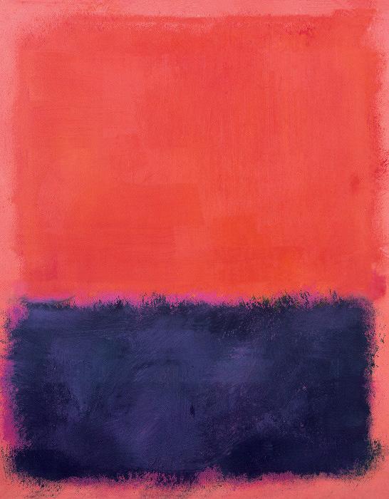 Untitled 1960-61 painting - Mark Rothko Untitled 1960-61 art painting